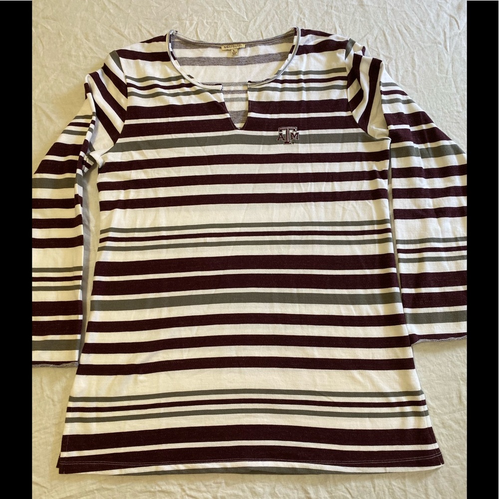 Texas A&M UG Apparel striped Tunic! Soft & comfy!